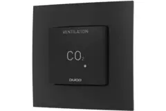 Duco CO2 Raumfühler ohne Steuerung RF/Wired schwarz
