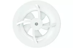 Solara Badlüfter mit Wärmewandler - 100 mm Durchmesser - mattweiß
