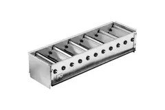 Einfach verstellbares Wandgitter aus Aluminium mit Dämpfer - mit Reibungsfedern - 300x100 mm - RAL 9016
