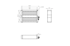 Motor-Absperrklappe mit Federrücklauf für ROTO K / RHE 2800 V – MAK R 2800 V01