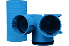 Vent-Axia Uniflexplus Ventilsammler 2 x Ø90 mm - Ø125 mm