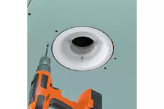 Ergovent rahmenloses Lüftungsventil rund 125 mm - mit Coanda-Effekt