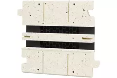 Ergovent Zwischenstück für modulare Steckschlitzauslässe 200 mm - 2 Schlitze