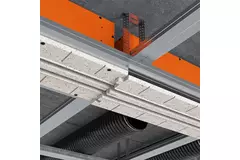 Ergovent rahmenloser Schlitzauslass 1050 mm mit Anschlussdurchmesser 125 mm - Klimatisierung - 2 Schlitze