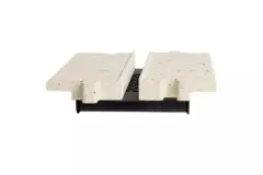 Ergovent Zwischenstück für modulare Steckschlitzauslässe 200 mm - 1 Schlitz