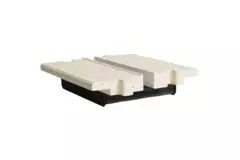 Ergovent Zwischenstück für modulare Steckschlitzauslässe 200 mm - 1 Schlitz