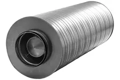Spiro-SAFE Premium-Schalldämpfer Durchmesser 315 mm - Länge 600 mm mit Kern (100 mm Isolierung)