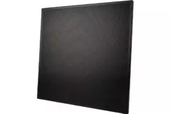 Perforierte Deckenplatte 600 x 600 mm zum Einlegen in abgehängte Decken - RAL9005 30% Glanz