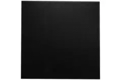 Perforierte Deckenplatte 600 x 600 mm zum Einlegen in abgehängte Decken - RAL9005 30% Glanz