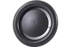 Entlüftungsventil 100 mm Metall - E-DVS100 RAL9005 30% glänzend