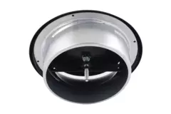 Belüftungsventil 160 mm Metall - S-DVS160 RAL9005 30% glänzend