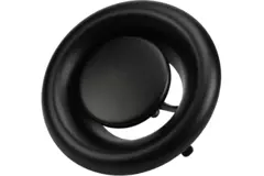 Lüftungsauslassventil Metall 200mm mit Federklemmen - DVS-C200 - RAL 9005 30% glänzend