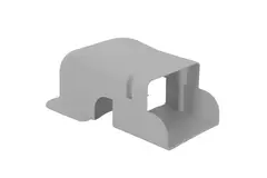 ClimaConnect Wandkappe für Montageschacht 100 mm - RAL 9010