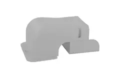 ClimaConnect Wandkappe für Montageschacht 100 mm - RAL 9010