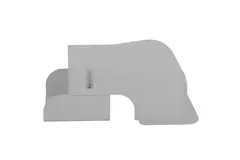 ClimaConnect Wandkappe für Montageschacht 100 mm - RAL 9010