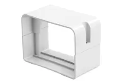 ClimaConnect Stutzen für Montageschacht 100 mm - RAL 9010