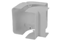 ClimaConnect Außenbogen für Montageschacht 75 mm - RAL 9010