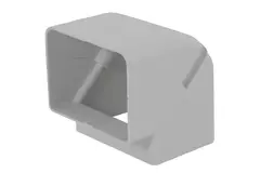 ClimaConnect Außenbogen für Montageschacht 75 mm - RAL 9010