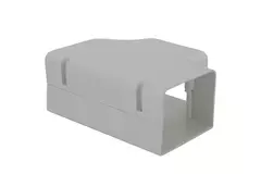 ClimaConnect T-Stück für Montageschacht 100 mm - RAL 9010
