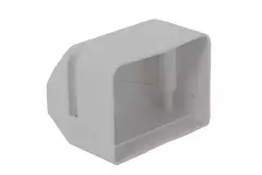 ClimaConnect Endstück für Montageschacht 100 mm - RAL 9010