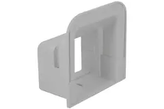 ClimaConnect Wandrosette für Montagekanal 75 mm - RAL 9010