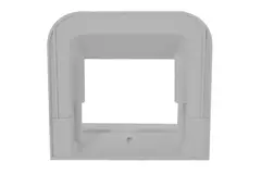 ClimaConnect Wandrosette für Montagekanal 75 mm - RAL 9010