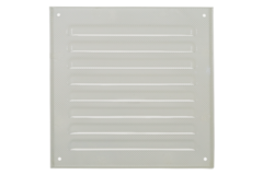 Außengitter quadratisch 150x150mm Aluminium - RAL9010