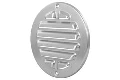 Außengitter rund 160 mm - eloxiertes Aluminium