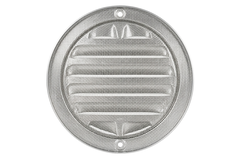 Außengitter rund 160 mm - eloxiertes Aluminium