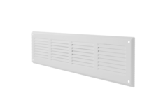 Wandgitter 500x100mm Aluminium - RAL9016