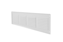 Wandgitter 500x100mm Aluminium - RAL9016