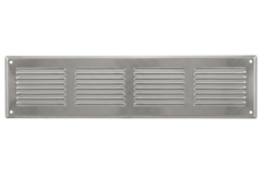 Wandgitter 500x150mm Aluminium - unbeschichtet