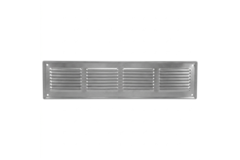 Wandgitter 500x150mm Aluminium - unbeschichtet