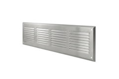 Wandgitter 500x150mm Aluminium - unbeschichtet