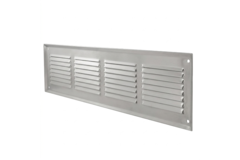 Wandgitter 500x150mm Aluminium - unbeschichtet