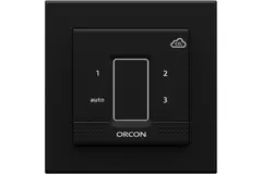 Abdeckung schwarz für Orcon CO₂ Unterputz-Kontrollsensor 15RF