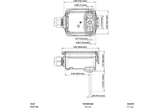 Belimo Kanal-/Tauchtemperaturfühler PT1000 100x6 mm - 01DT-1BL