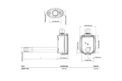 Belimo Kanalfühler für Feuchte und Temperatur - Fühler 140 mm - 22DTH-11M