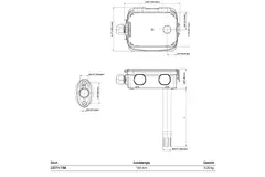 Belimo Kanalsensor für Feuchte und Temperatur - Modbus RTU - Fühler 140 mm - 22DTH-15M