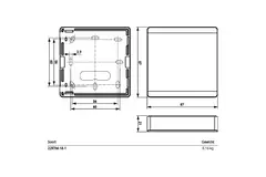 Belimo Raumfühler für CO₂, Feuchte und Temperatur - MP-Bus - 22RTM-18-1