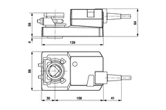 Belimo Drehventilantrieb 24V - Öffnen/Schliessen & 3-Punkt - 20 Nm - SM24A