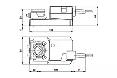 Belimo Regelventilantrieb 24V - 2-10V - 20 Nm - SM24A-SR