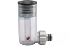 Wasserloser, versenkter Siphon für den Kondensatabfluss.