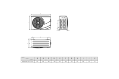 Kizura Maxinverter-13S Schwimmbadwärmepumpe 230V R32 12,8 kW
