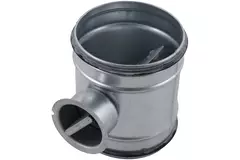 Handbetätigte Drosselklappe Ø 80mm für Wickelfalzrohre