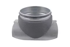 Thermoduct Sattelstück 90 Grad mit Abzweigung durchmesser 200 mm