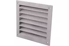 Außenwandgitter Aluminium 100x100 mm - Aluminium
