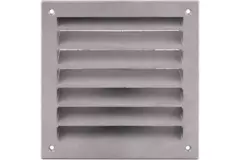 Außenwandgitter Aluminium 100x100 mm - Aluminium