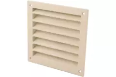 Außenwandgitter Aluminium 150x150 mm - RAL 1015