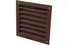 Außenwandgitter Aluminium 150x150 mm - RAL 8016